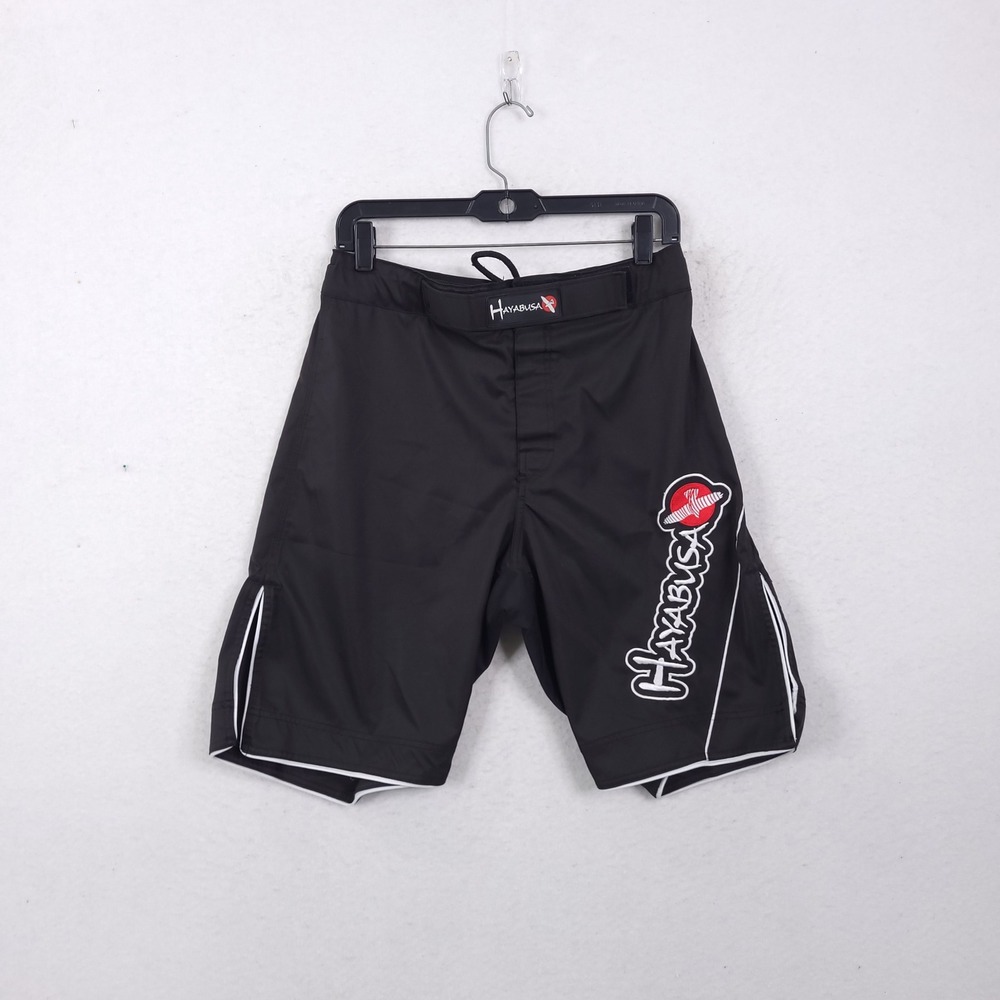 Hayabusa Short Mens 34 White Mix Martial Arts MMA Jiu Jitsu Fight UFC Activewear